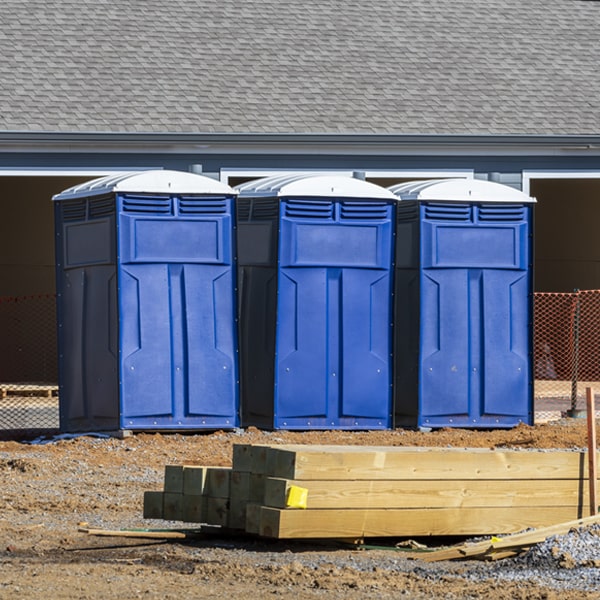 what is the cost difference between standard and deluxe porta potty rentals in Fort Hancock